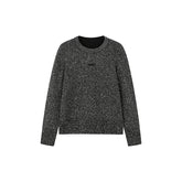 Women's Heavy Machinery-crafted Sequin Knit Pullover